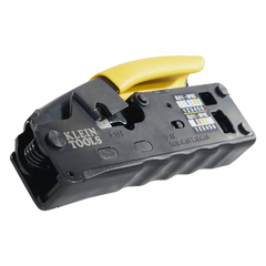 Ponchadora/Pelacables/Cortacables Compacta con Matraca para Conectores  RJ45 y RJ11/RJ12.