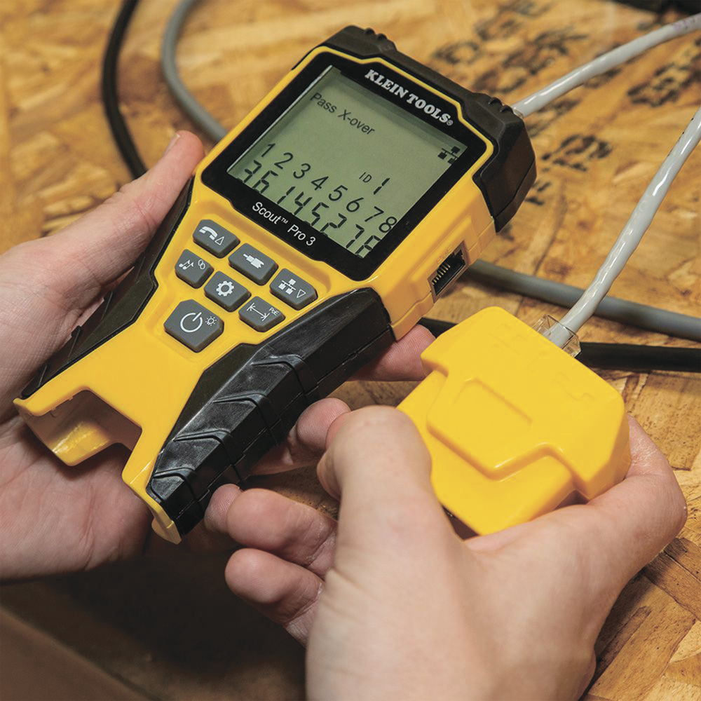 Probador Scout™ Pro 3 con kit de transmisores remotos Test-n-Map™ (Inspección PoE)