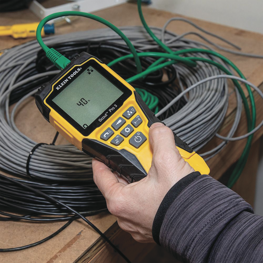 Probador Scout™ Pro 3 con kit de transmisores remotos Test-n-Map™ (Inspección PoE)
