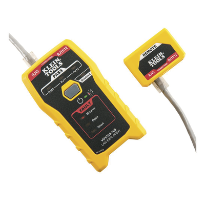 Probador de Cables de Red y Probador de Cables de Datos LAN Explorer™ con Transmisor Remoto.