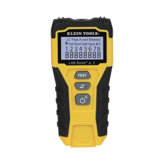 Tester  de Cable LAN Scout™ Jr. 2/ Para: Prueba aprobada/ Error de Cableado/ Falla de Circuito Abierto o Cortocircuito/ Par Dividido/ Blindaje.