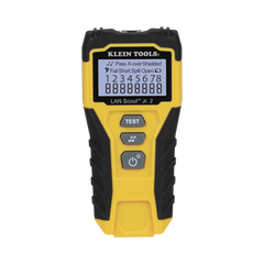 Tester  de Cable LAN Scout™ Jr. 2/ Para: Prueba aprobada/ Error de Cableado/ Falla de Circuito Abierto o Cortocircuito/ Par Dividido/ Blindaje.