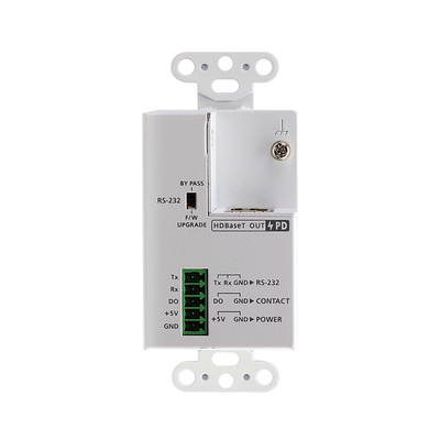 Transmisor HDMI | 4K a 40 metros | HDBaseT-Lite con placa de pared estadounidense/PoH
