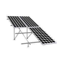 Montaje para Panel Solar 2X2, Riel 5 de 2700mm para Módulos con Espesor de 30-35mm, Vel. de Viento Máx. 136km/h