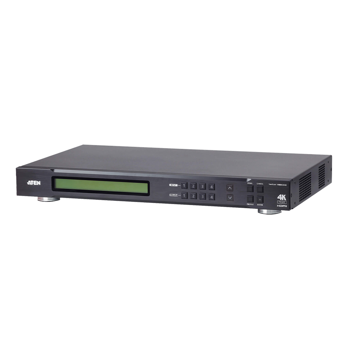 Switch Matricial | 4x4 | True 4K |  4096x2160 / 384 x2160 a 60 Hz  | HDR 4:4:4 | HDCP 2.2 | Diferentes Métodos de Control | EDID Expert™