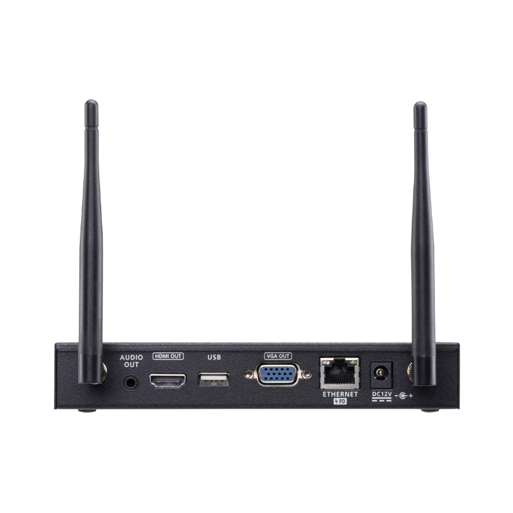 Switch de presentaciones | Resolución 4K | Diferentes herramientas de colaboración: Anotación, pizarra y captura | inalámbrico con Quad View | Multi-view se pueden compartir hasta 2 fuentes de forma inalámbrica | POE
