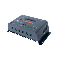 Controlador Solar de Carga y Descarga PWM 12/24V 30A con Display, Parámetros Configurables