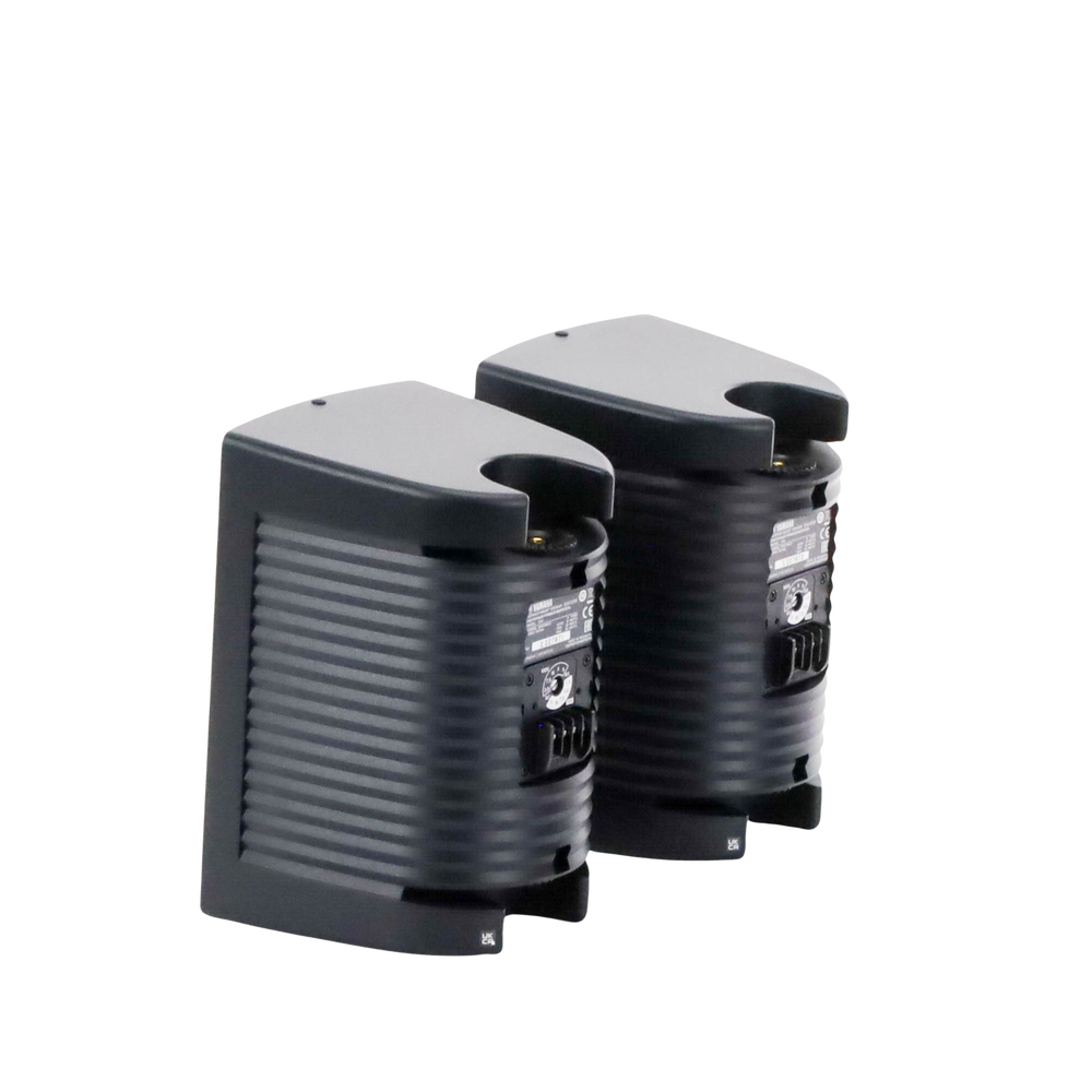 Altavoz de Montaje en Pared | 2 vias | Woofer 4" | Tweeter 1" | IPX3 | 8 ohms | 70/100V | Color Negro | Par
