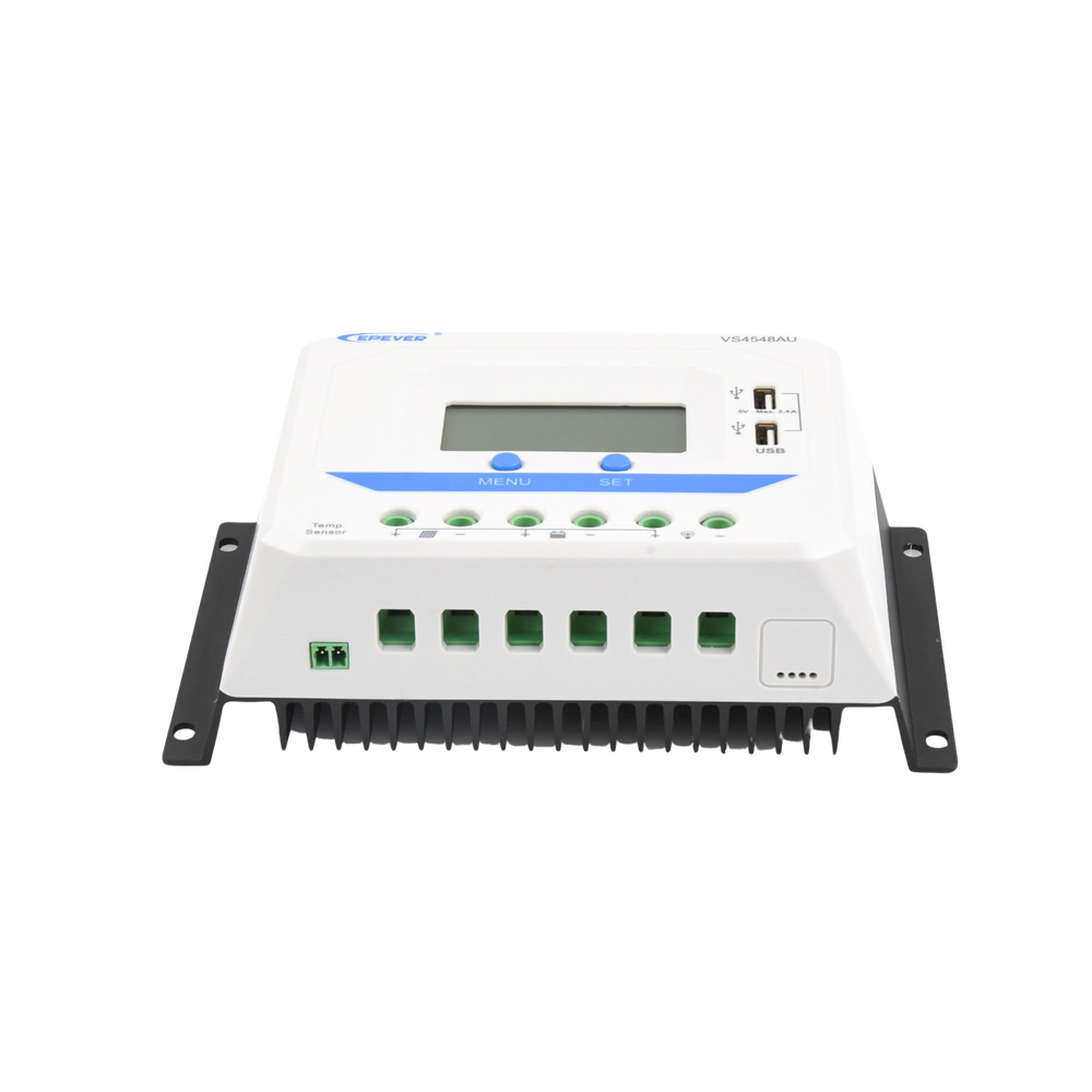 Controlador Solar de Carga PWM 12/24/36/48 V 45 A, Salida USB, con Display