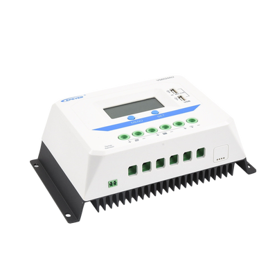 Controlador Solar de Carga PWM 12/24V 60 A, Salida USB, con Display