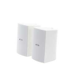 Altavoz de Montaje en Pared | 2 vias, Woofer 6.5 in, Tweeter 1 in | IPX3, 8 ohms, 70/100V | Color Blanco | Par