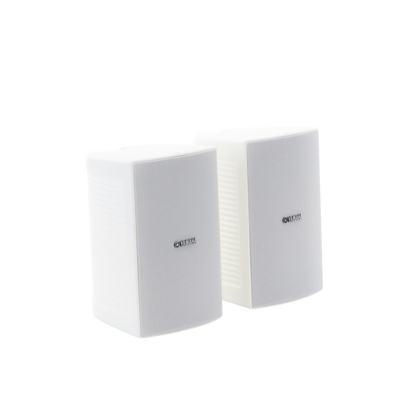 Altavoz de Montaje en Pared | 2 vias, Woofer 6.5 in, Tweeter 1 in | IPX3, 8 ohms, 70/100V | Color Blanco | Par