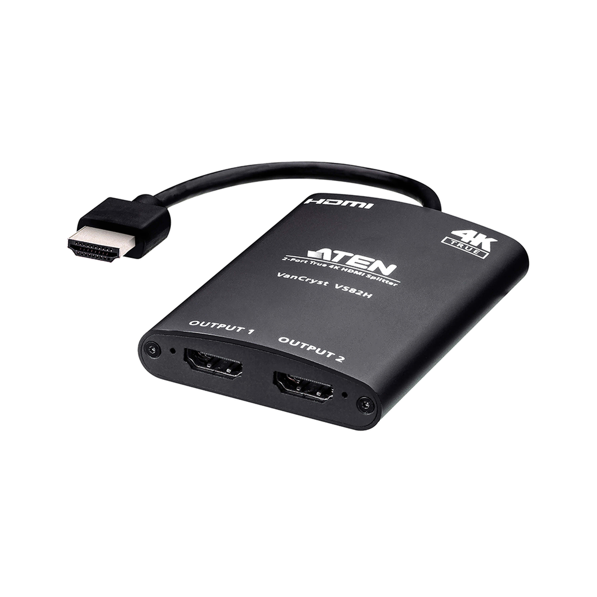 Distribuidor HDMI True 4K de 2 puertos