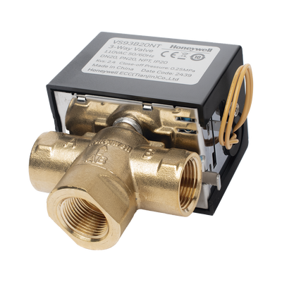 Válvula de control eléctrica VS9 para fan coil: DN20: PN20: 3 vías: 110 V CA: conexión NPT