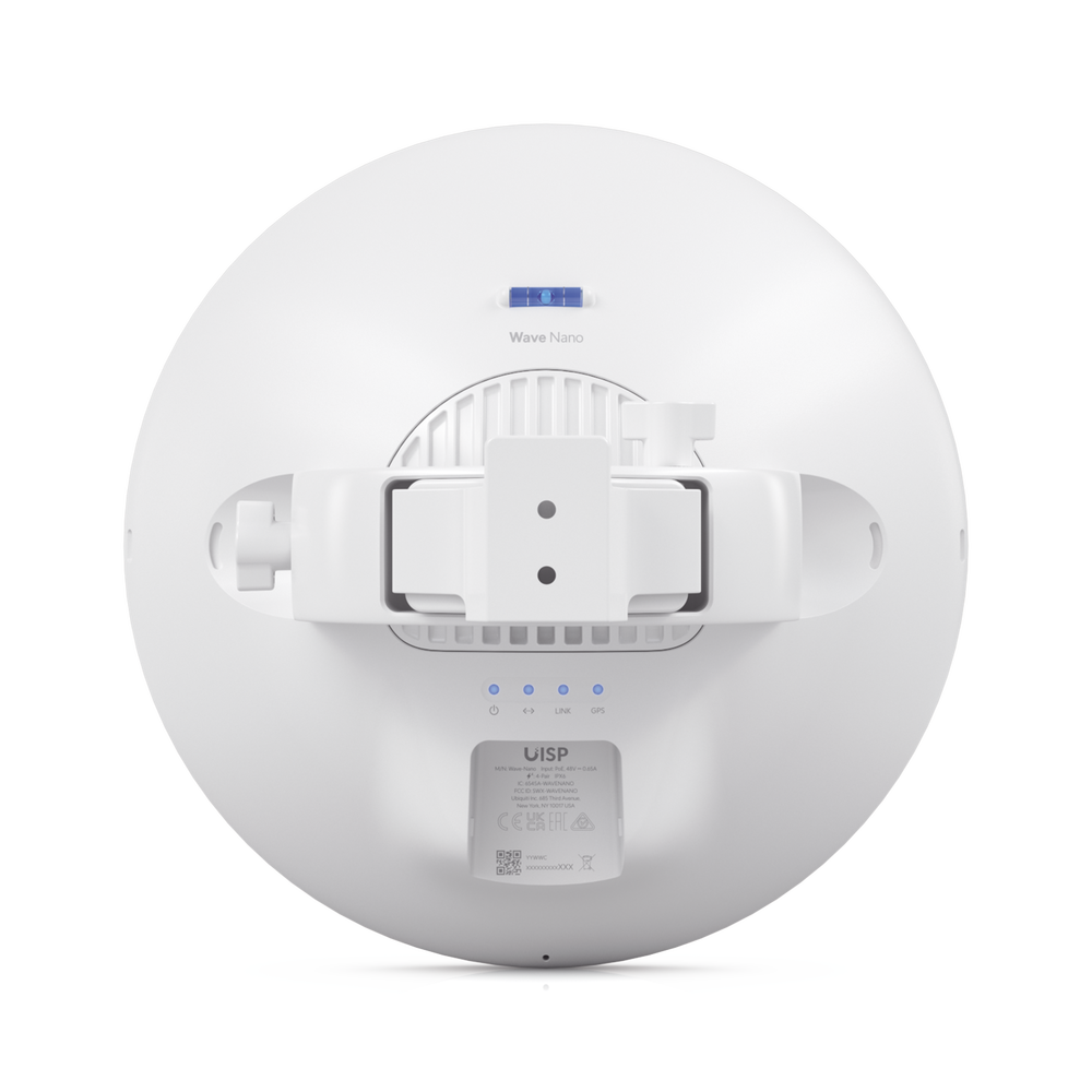 UISP Enlaces PTP/PTMP Wave Nano 60 Ghz, hasta 2 Gbps, respaldo en 5 Ghz, GPS integrado