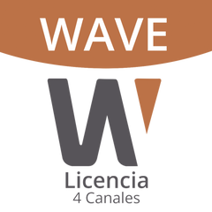 Licencia de 4 Canal de Wisenet Wave Profesional