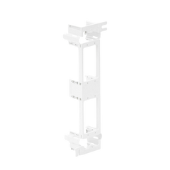 Montaje de Pared para Panel de Parcheo de 12 puertos, Color Blanco