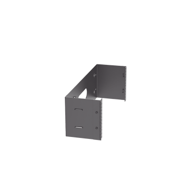 Rack Abierto de Instalación en Pared con Bisagras, Profundidad de 159 mm, 19 in de Ancho, 4 UR, Color Negro