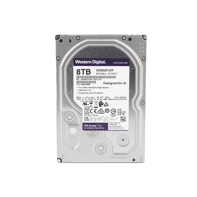 Disco duro WD de 8TB / 7200RPM / Optimizado para soluciones de video inteligente