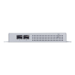 Switch Industrial PoE Administrable de Pared Capa 2, 8 Puertos Gigabit PoE 802.3at y 2 Puertos 100/1000X SFP
