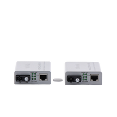 Convertidor de medios / Hasta 25 Km / 1 puerto SC/UPC 1000Mbps / 1 puerto RJ45 1000Mbps / WL: Tx 1310nm - Rx 1550nm / incluye 2 piezas A y B