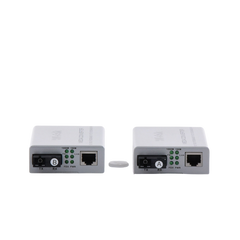 Convertidor de medios / Hasta 25 Km / 1 puerto SC/UPC 1000Mbps / 1 puerto RJ45 1000Mbps / WL: Tx 1310nm - Rx 1550nm / incluye 2 piezas A y B