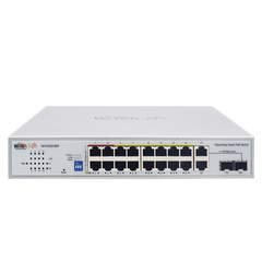 Switch PoE / Administración en la nube / Con 4 puertos 10/100 Mbsp PoE af/at / 2 Puertos Uplink 10/100 MBPS /  Presupuesto 60 W / PoE hasta 250 metros / Soporta protocolo ONVIF