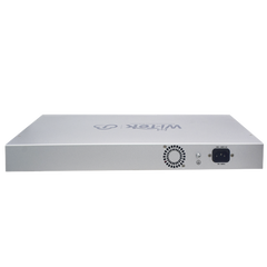 Switch PoE (802.3af/at/bt) / No administrable de largo alcance / Hasta 250m / Con 24 x 10/100Mbps + 2 x SFP Gigabit Combo / 250 W