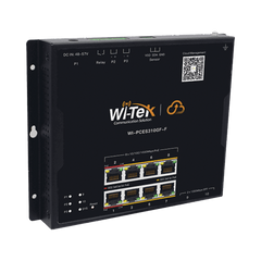 Switch L2 PoE Industrial / Administración Cloud Gratuita / 8 Puertos PoE af/at/bt 10/100/1000 Mbps / 2 Puertos SFP Gigabit / Máx Presupuesto PoE 145 W / Montaje Magnético - Riel DIN.