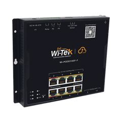 Switch L2 PoE Industrial / Administración Cloud Gratuita / 8 Puertos PoE af/at/bt 10/100/1000 Mbps / 2 Puertos SFP Gigabit / Máx Presupuesto PoE 145 W / Montaje Magnético - Riel DIN.