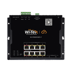 Switch L2 PoE Industrial / Administración Cloud Gratuita / 8 Puertos PoE af/at/bt 10/100/1000 Mbps / 2 Puertos SFP Gigabit / Máx Presupuesto PoE 145 W / Montaje Magnético - Riel DIN.