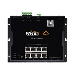 Switch L2 PoE Industrial / Administración Cloud Gratuita / 8 Puertos PoE af/at/bt 10/100/1000 Mbps / 2 Puertos SFP Gigabit / Máx Presupuesto PoE 145 W / Montaje Magnético - Riel DIN.