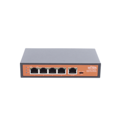 Extensor PoE / Entrada hasta 90 W / 4 puertos Gigabit PoE salida 802.3 af/at / Extensor PoE hasta 250 m / No administrable