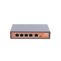 Extensor PoE / Entrada hasta 90 W / 4 puertos Gigabit PoE salida 802.3 af/at / Extensor PoE hasta 250 m / No administrable