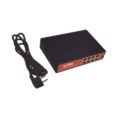 Switch Administrable de 8 puertos Gigabit Ethernet con PoE 802.3 af/at y 24V Pasivo + 2 SFP Gigabit, 150 W