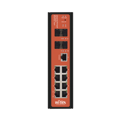 Switch Industrial administrable PoE, puerto 1-2 PoE 24/48. puertos 3-8 puertos 802.3 af/at/bt, hasta 60 W