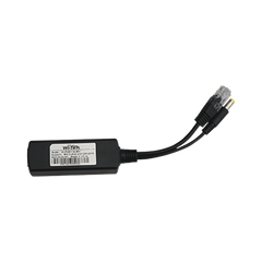 Splitter PoE IN 802.3 af/at / Se Puede Energizar Hasta con 30W / Salida de 12 Vcc 1A (12W) / Instalación es Escritorio (superficie plana) / Idea para cámas IP SIN PoE (CCTV)