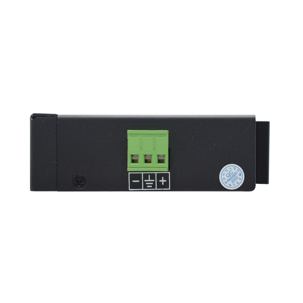 Splitter PoE IN hasta 90 W / Salida DC 12v/16V/24v o 48V / Carcasa metálica / Industrial soporte para riel DIN / Aplicaciones CCTV