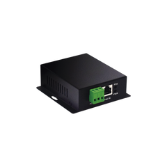 Convertidor PoE Industrial / Entrada PoE 802.3 af/at / Salida PoE pasivo 24V / Conexión plug and play / Alcance de hasta 100 metros / Ideales para Enlaces Inalámbricos