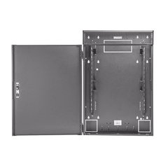 Gabinete de Montaje en Pared TrueEdge™, Con 3 UR para Equipo Activo y 3 UR para Paneles de Parcheo, Fabricado en Acero, Color Negro