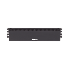 Organizador de Cables Horizontal PatchLink, Sencillo (Solo Frontal), Para Rack de 19in, 2UR