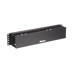 Organizador de Cables Horizontal PatchLink, Sencillo (Solo Frontal), Para Rack de 19in, 2UR