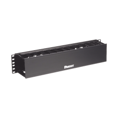 Organizador de Cables Horizontal PatchLink, Sencillo (Solo Frontal), Para Rack de 19in, 2UR