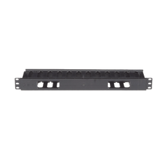 Organizador de Cables Horizontal PatchLink, Sencillo (Solo Frontal), Para Rack de 19in, 1UR