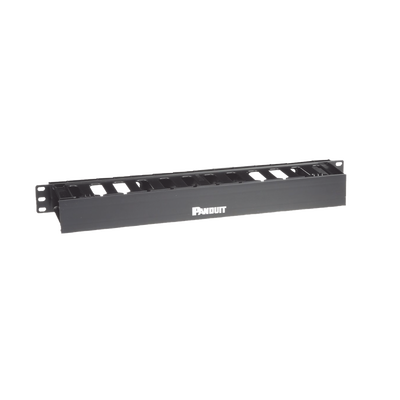 Organizador de Cables Horizontal PatchLink, Sencillo (Solo Frontal), Para Rack de 19in, 1UR