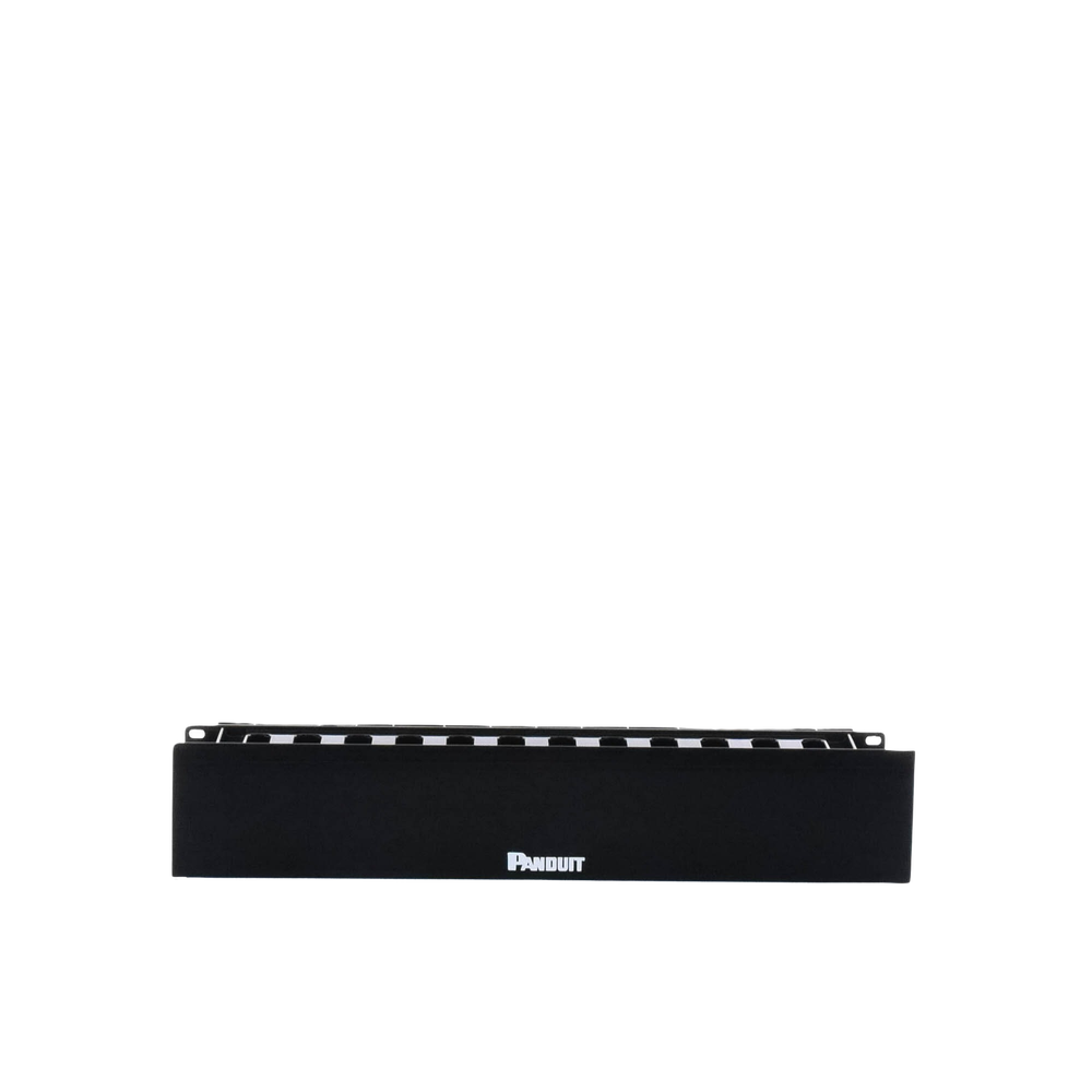 Organizador de Cables Horizontal PatchLink, Sencillo (Solo Frontal), Con Tapa Extendida, Para Rack de 19in, 2UR
