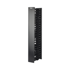 Organizador Vertical NetRunner, Doble (Frontal y Posterior), de 22.5 UR, 4.9in de Ancho, Color Negro