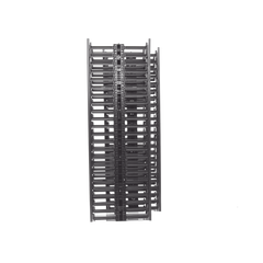 Organizador Vertical NetRunner, Doble (Frontal y Posterior), para Rack Abierto de 45 Unidades, 6.7in de Ancho, Color Negro