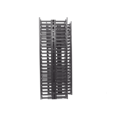 Organizador Vertical NetRunner, Doble (Frontal y Posterior), para Rack Abierto de 45 Unidades, 6.7in de Ancho, Color Negro