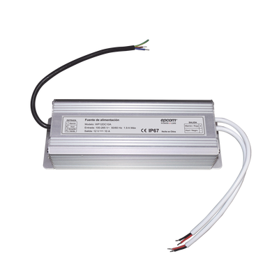 Fuente 12 V / 10 Amperes / Waterproof / Intemperie grado IP67